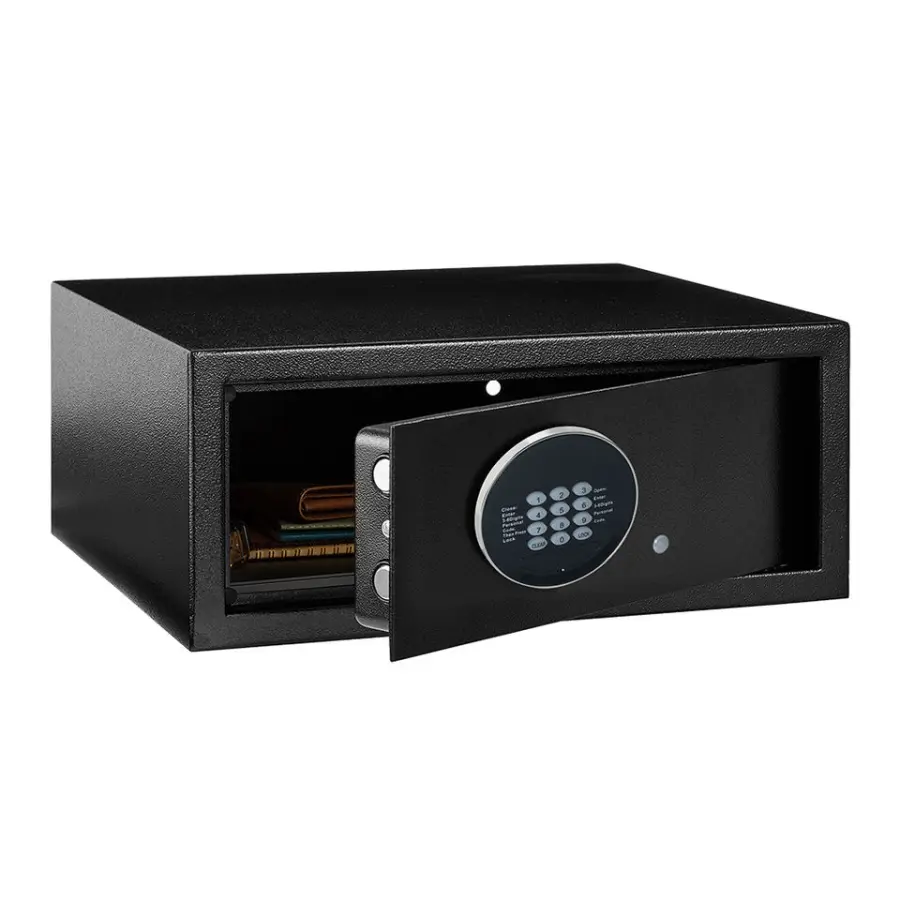 Factory Whole Selling Hotel Safe Deposit Box Safe Resistant Box Proof Golden Safe Box Caja Segura — image 3