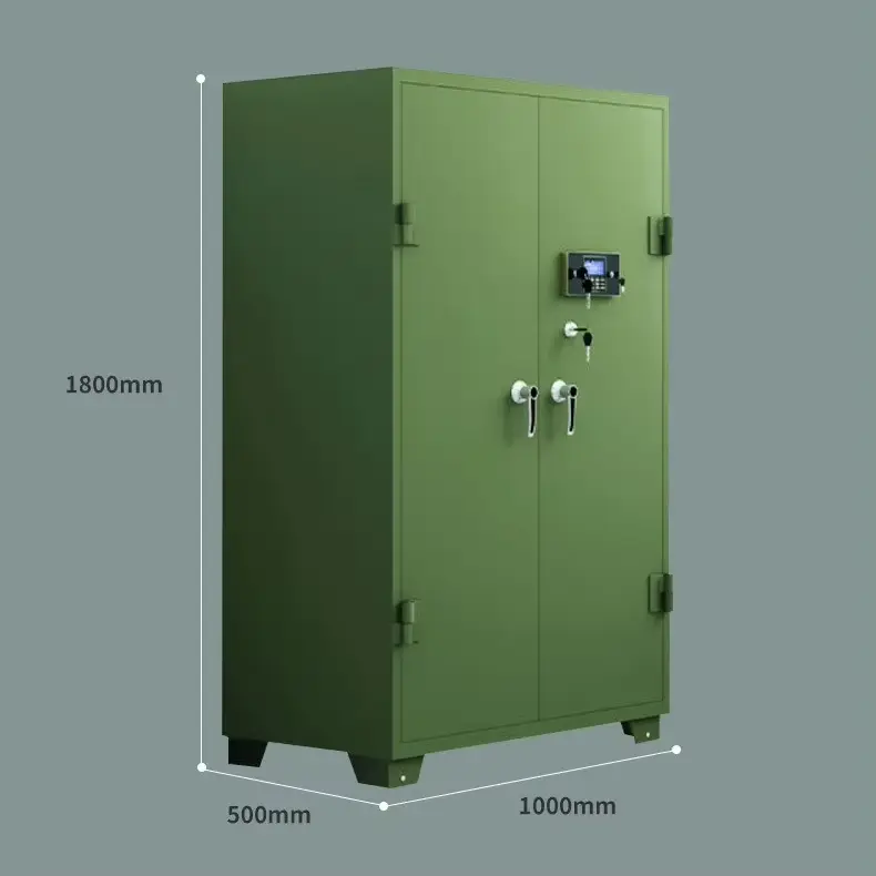 Gun Cabinet Steel Construction Key Lock Facial Recognition & Fingerprint Long Gun Storage Safe — image 3