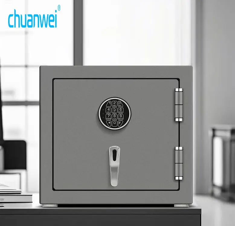 AL-FP-50-95 Digital Password Safe Box Fireproof and Durable Anti-Theft Security Solution with Key Lock for Home Storage — image 3