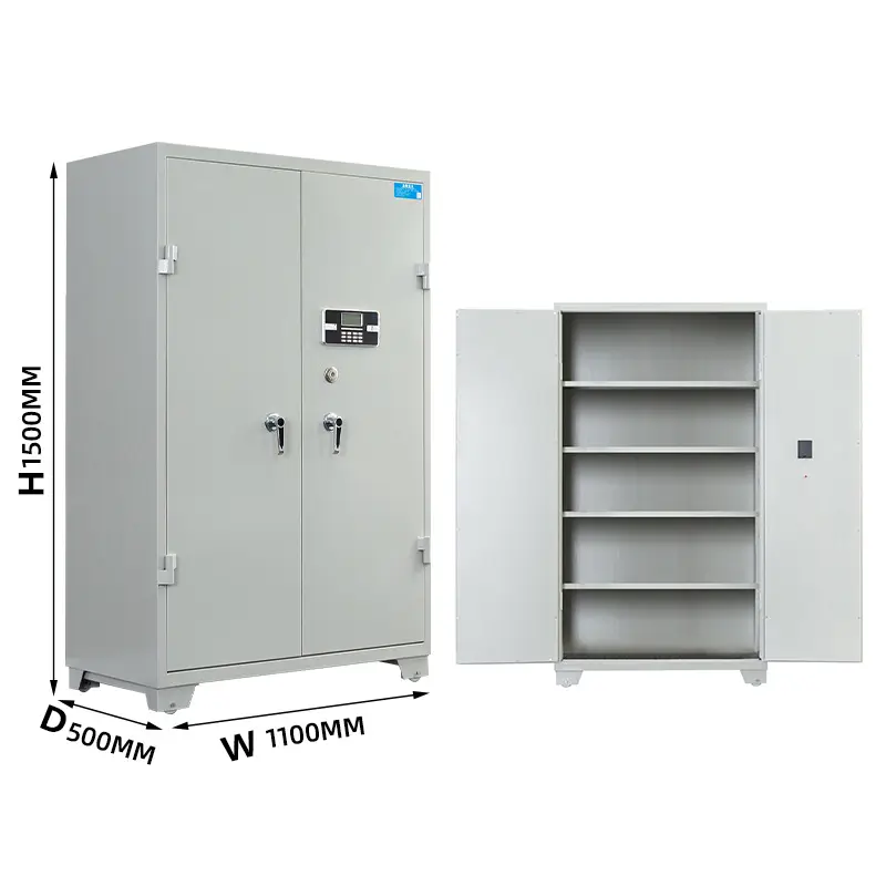 Wholesale Fingerprint Lock Guns, and Long Gun weapon Safes Customized Steel Gun Safes Safety Cabinet Steel Locker — image 6