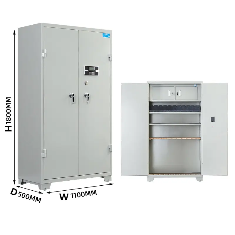 High Quality of the Factory Heavy Duty 4-Drawer Office Steel Metal Safes Iron Hospital Vertical Lock Index Card Staff — view 1