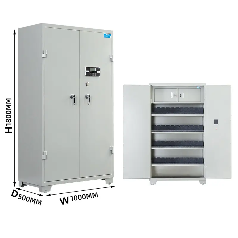 High Quality of the Factory Heavy Duty 4-Drawer Office Steel Metal Safes Iron Hospital Vertical Lock Index Card Staff — image 6