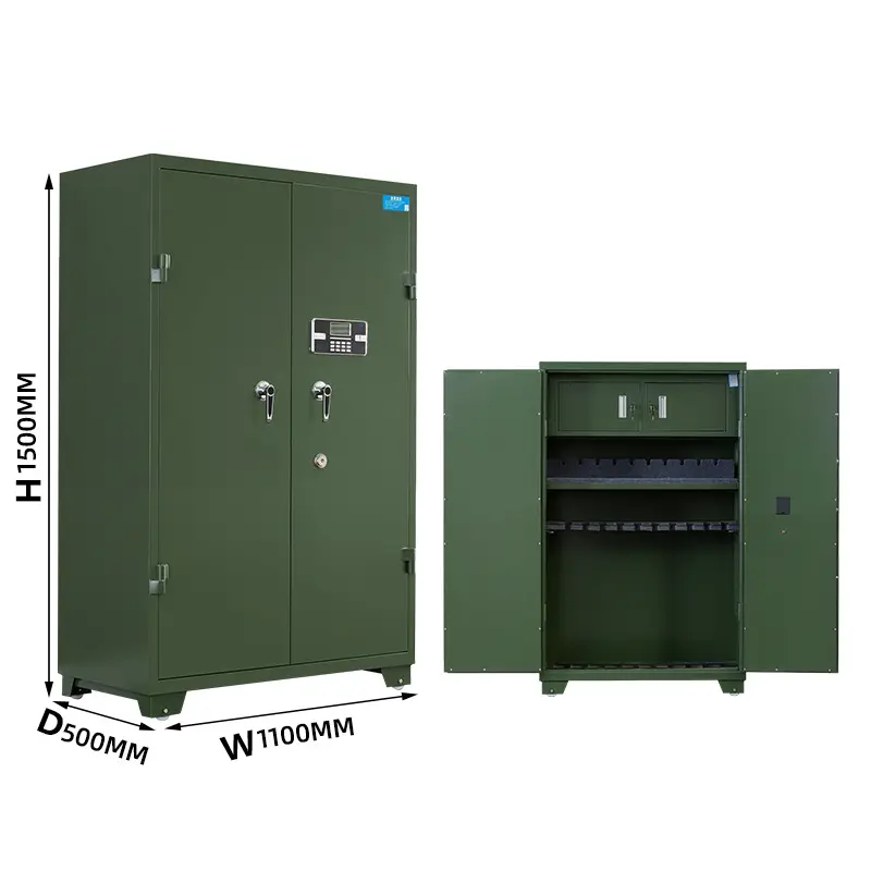 Custom Long Gun Case Europe USA Style With Custom Shockproof Steel Material Gun Cabinet — image 4