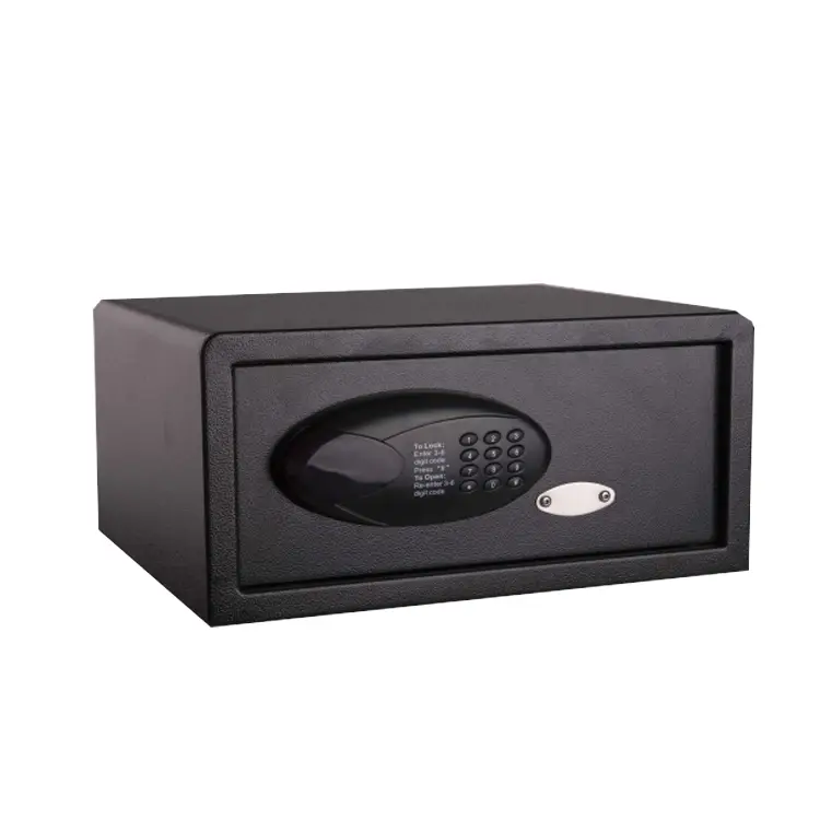 Digital Hotel Safe Box with LED Display, Laptop Size Electronic Security Box for Guest Room Office Home with Emergency Keys — image 3