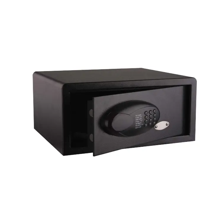 Digital Hotel Safe Box with LED Display, Laptop Size Electronic Security Box for Guest Room Office Home with Emergency Keys — image 4