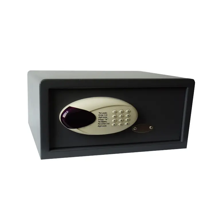 Digital Hotel Safe Box with LED Display, Laptop Size Electronic Security Box for Guest Room Office Home with Emergency Keys — image 5