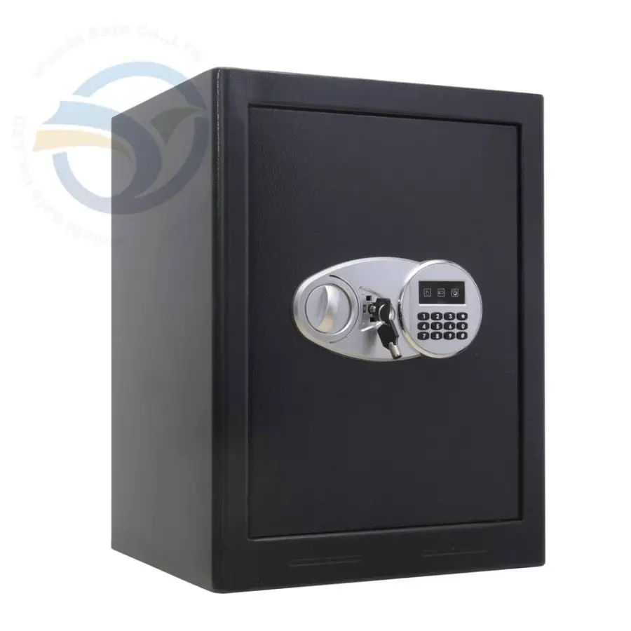 Weichi Hot-selling Safe Box 2-Layer Silent File Document Steel Safe Cabinet with Key Lock for Home Office Anti-Theft Safe Room — image 3