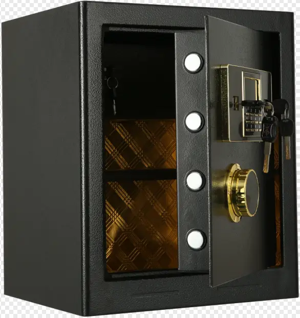 Weichi Factory Customized Steel Locker Luxury Smart Safe Box Coffre Fort Electronic Digital Two Keys Safes 45x38x31cm Indoor — image 2