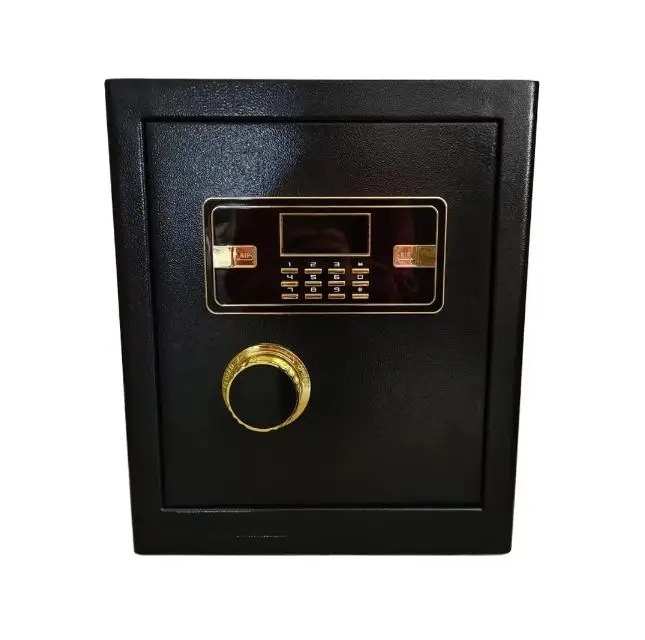 Weichi Factory Customized Steel Locker Luxury Smart Safe Box Coffre Fort Electronic Digital Two Keys Safes 45x38x31cm Indoor — image 5