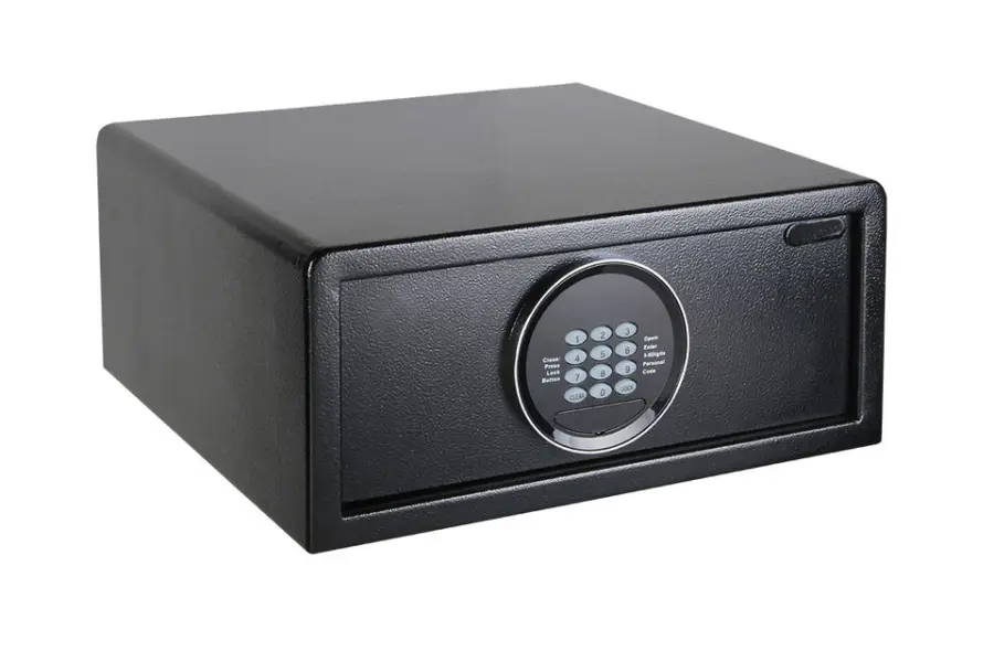 Weichi Wholesale Commercial Hotel Electronic Digital Lock Metal Safe for Money Passport Jewelry Safe Box — image 3