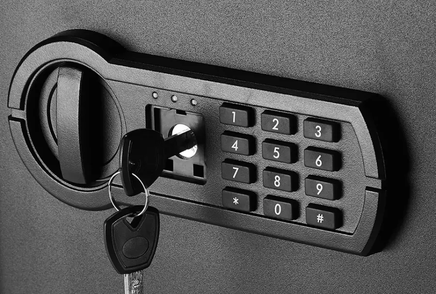 GDLT High Quality Steel Commercial Security Safe Electronic Digital Lock Key for Documents Jewelry Valuables 5-Year Warranty — image 3