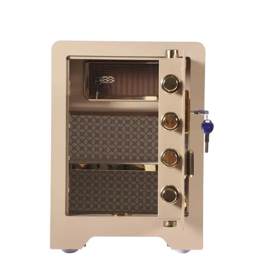 Home Office Security Box with Key Lock Digital Electronic Safe for Cash Jewelry Valuables Compact Durable Design — image 3