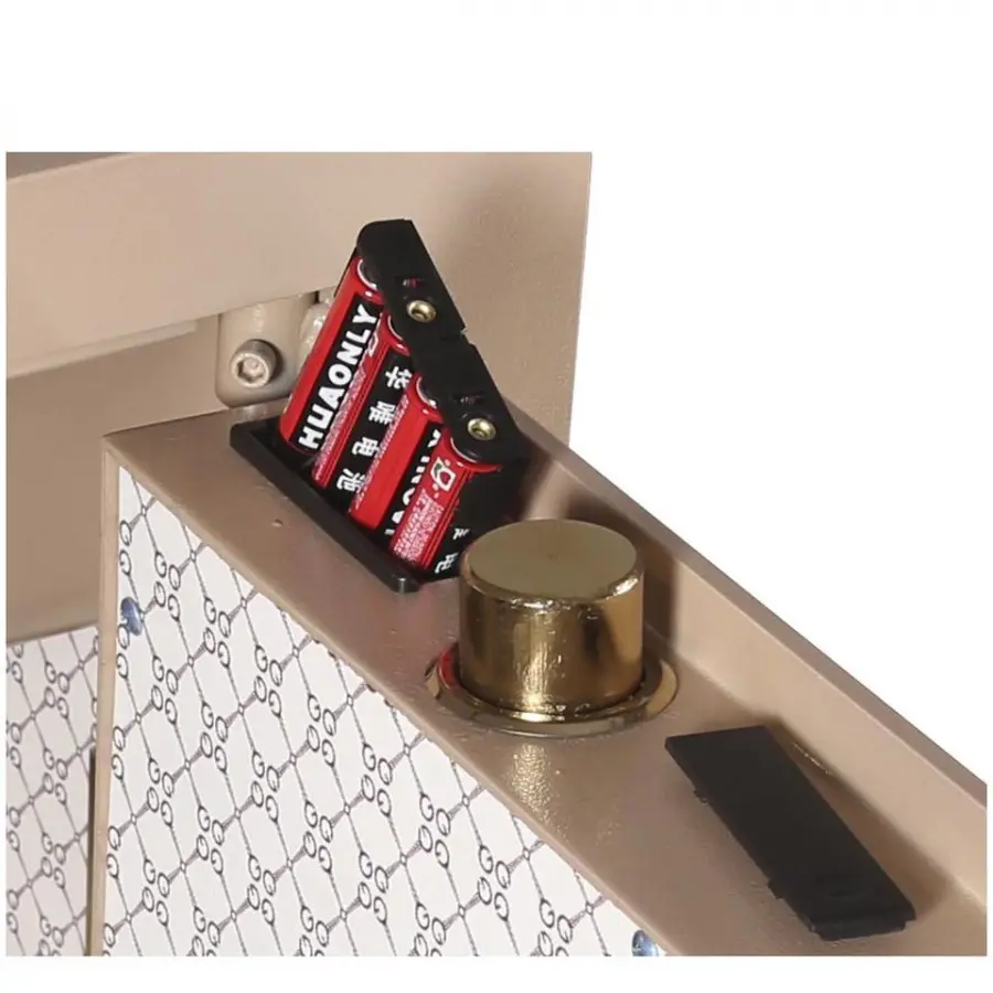 Home Office Security Box with Key Lock Digital Electronic Safe for Cash Jewelry Valuables Compact Durable Design — image 5