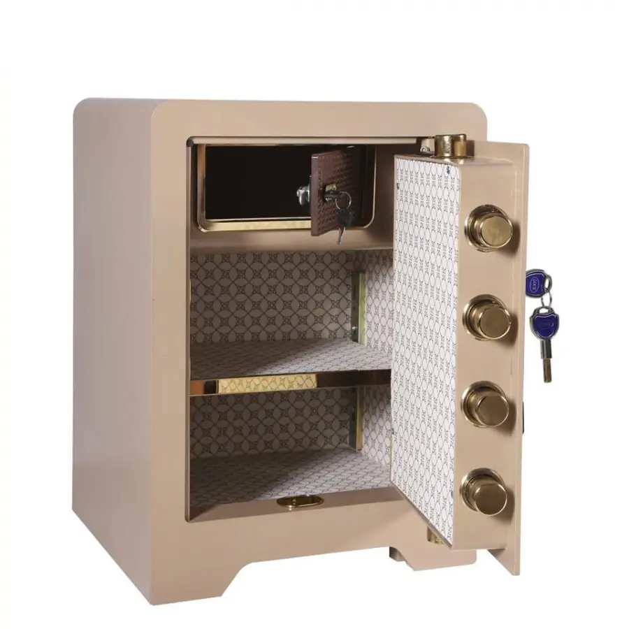 Home Office Security Box with Key Lock Digital Electronic Safe for Cash Jewelry Valuables Compact Durable Design — image 6