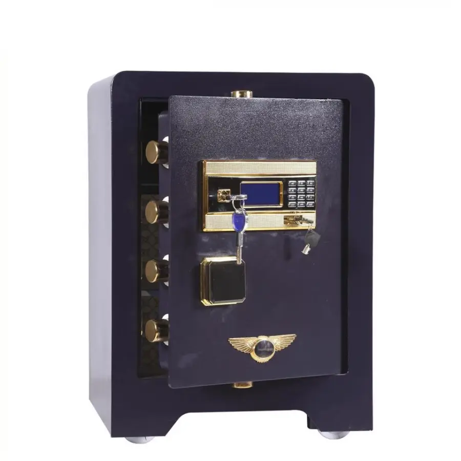 Home Office Security Box with Key Lock Digital Electronic Safe for Cash Jewelry Valuables Compact Durable Design — image 7