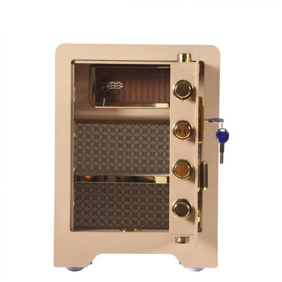 E-Safe Mini Electronic Safe Box Digital Code Lock Metal Money Storage Cabinet with Key Access — image 4