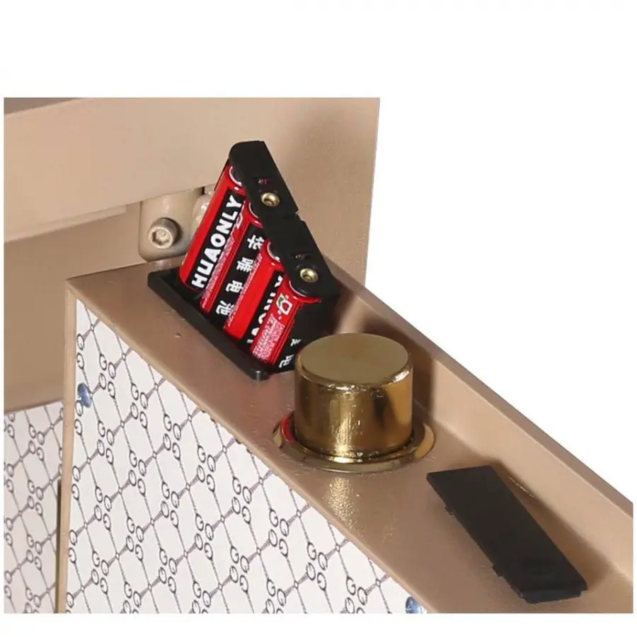 E-Safe Mini Electronic Safe Box Digital Code Lock Metal Money Storage Cabinet with Key Access — image 5