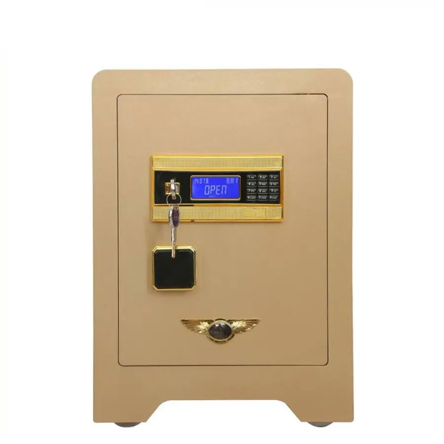 E-Safe Mini Electronic Safe Box Digital Code Lock Metal Money Storage Cabinet with Key Access — image 7