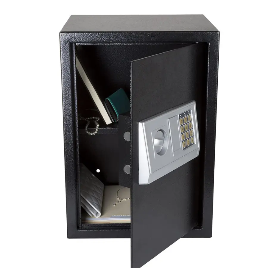 Digital Safes Extra-Large Steel Keypad 2 Manual Override Keys Protect Money Box Jewelry Passports for Home and Office — image 4