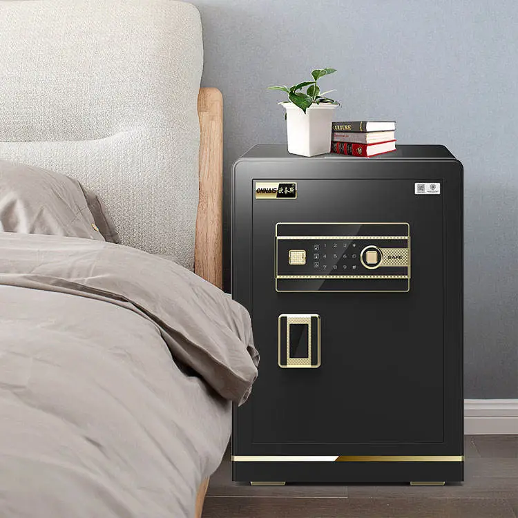 Money Jewelry Safe Box Smart Digital Fingerprint Safe Box Smart Home Hotel Office Safe Box — image 6