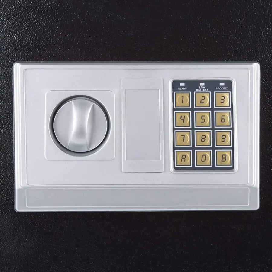 Digital Safes Extra-Large Steel Keypad 2 Manual Override Keys Protect Money Box Jewelry Passports for Home and Office — image 6