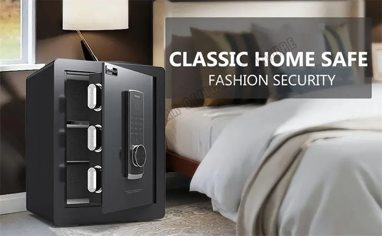 Jewelry Money File Security Safes Office Home Bank Hotel Fingerprint Fireproof Safe Box — image 7
