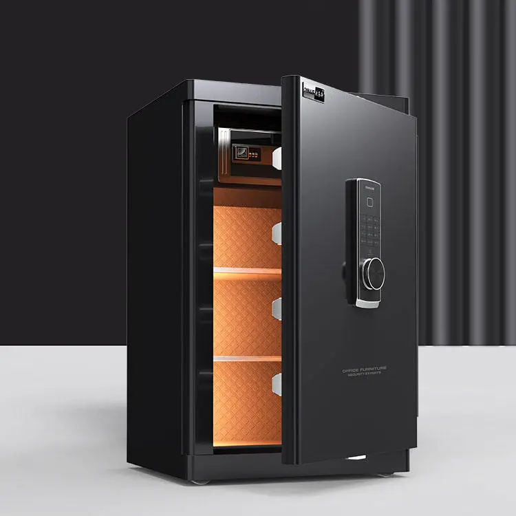 Safe Box for Money Fingerprint Fireproof Safe Box Store Money/Jewelry Office Automatic Digital Safes — image 6