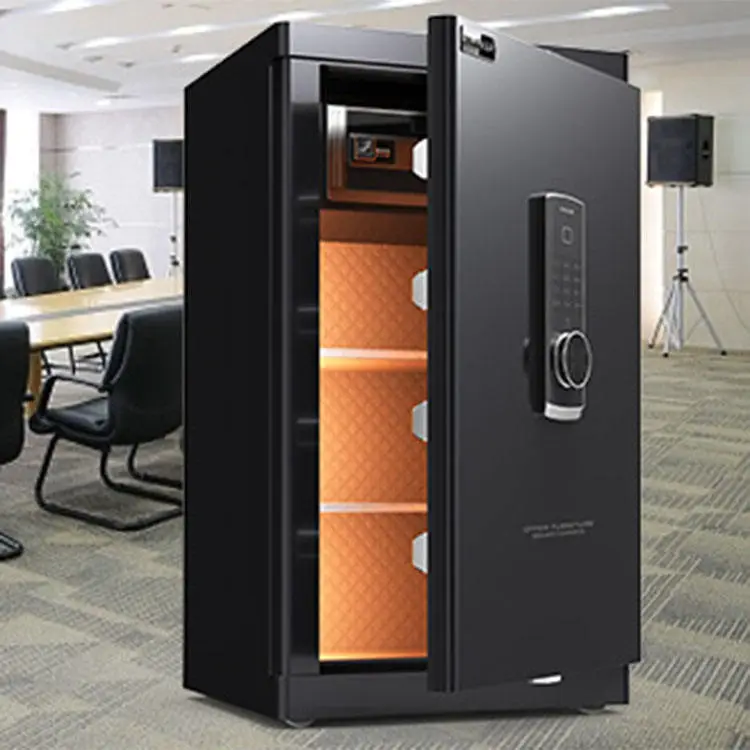 Safe Box for Money Fingerprint Fireproof Safe Box Store Money/Jewelry Office Automatic Digital Safes — image 7