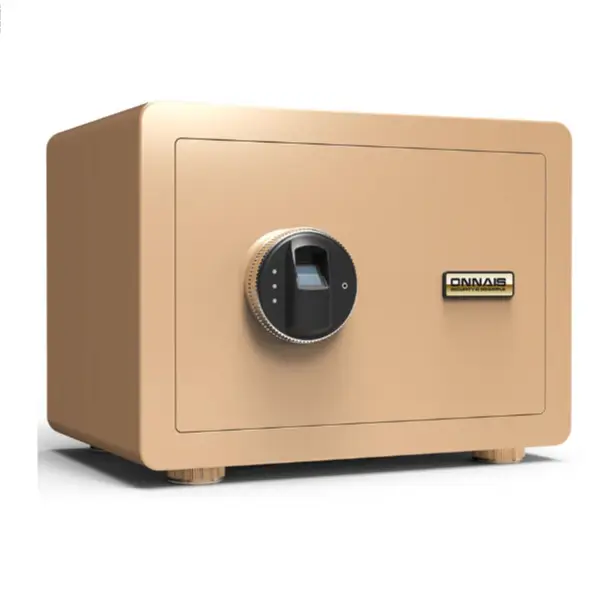 Steel Mini Money Safe Box with Fingerprint & Password Lock for Hostels or Home Caja Fuerte — view 1