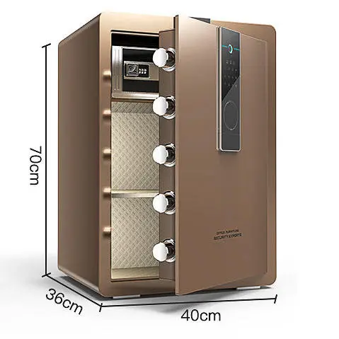 Electronic Digital Steel Office Bank Home Safety Money Safe Box WiFi Hidden Storage Safe Deposit Box — image 3