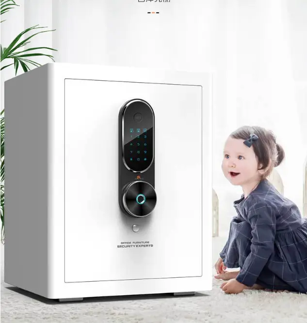 Smart Home Hotel Digital Mini Safe Box Fingerprint Password Wifi Key Safe Lock Box Jewelry Money Safes — image 5