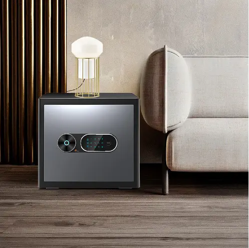 Smart Home Hotel Digital Mini Safe Box Fingerprint Password Wifi Key Safe Lock Box Jewelry Money Safes — image 7