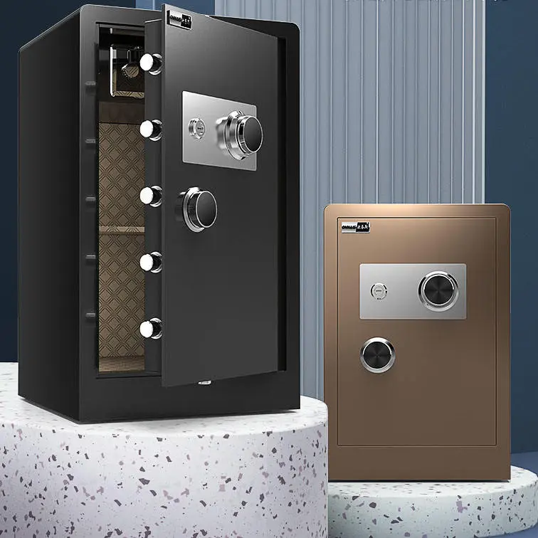 Large Fireproof & Waterproof Safe Box Mechanical Lock Heavy-Duty Security Safe 60/70/80 cm for Home Office or Hotel Use — image 2
