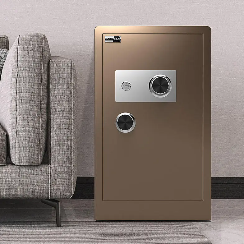 Large Fireproof & Waterproof Safe Box Mechanical Lock Heavy-Duty Security Safe 60/70/80 cm for Home Office or Hotel Use — image 3