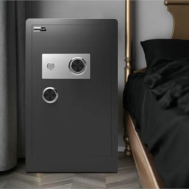 Large Fireproof & Waterproof Safe Box Mechanical Lock Heavy-Duty Security Safe 60/70/80 cm for Home Office or Hotel Use — image 4
