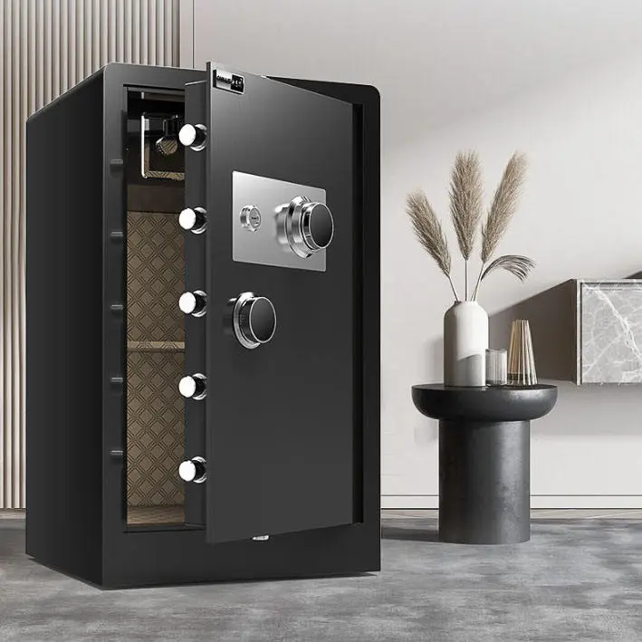 Large Fireproof & Waterproof Safe Box Mechanical Lock Heavy-Duty Security Safe 60/70/80 cm for Home Office or Hotel Use — image 5