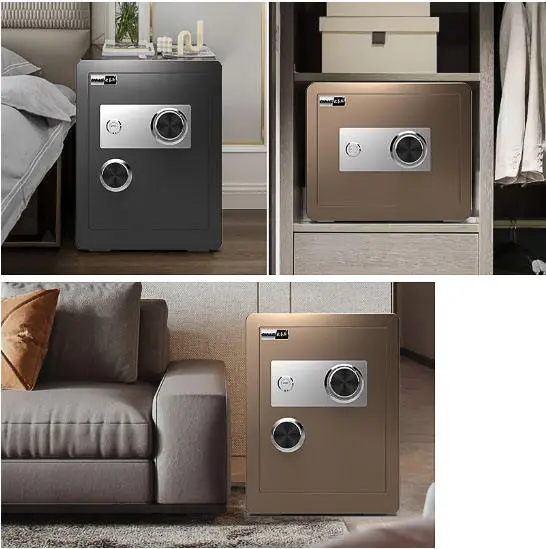 Large Fireproof & Waterproof Safe Box Mechanical Lock Heavy-Duty Security Safe 60/70/80 cm for Home Office or Hotel Use — image 6