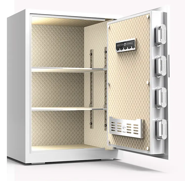 Home Smart Electronic Digital Safe Box Fingerprint Jewelry Money Safe Coffre Fort Hidden Secret Wall Safes — image 3