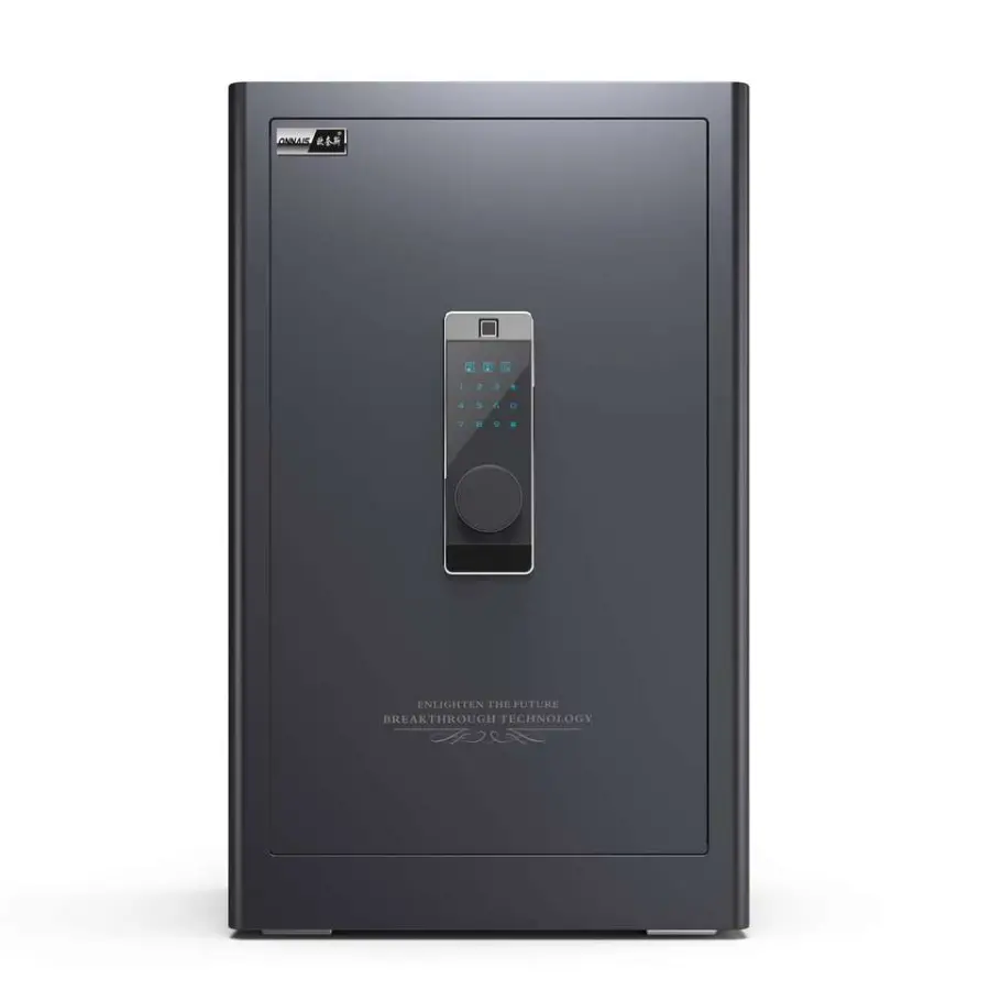 Smart Digital Fingerprint Safe Deposit Box Small Coffer Fort Money Home Hotel Office Safe — image 2