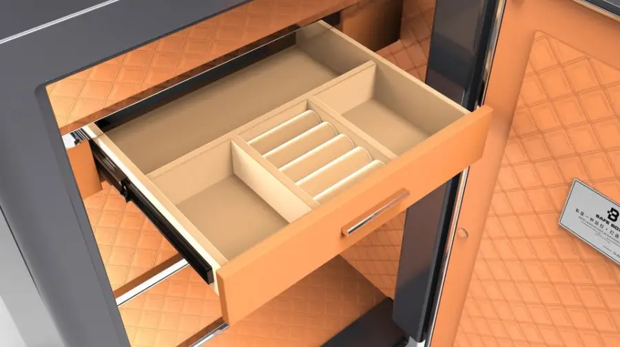 Smart Digital Fingerprint Safe Deposit Box Small Coffer Fort Money Home Hotel Office Safe — image 6