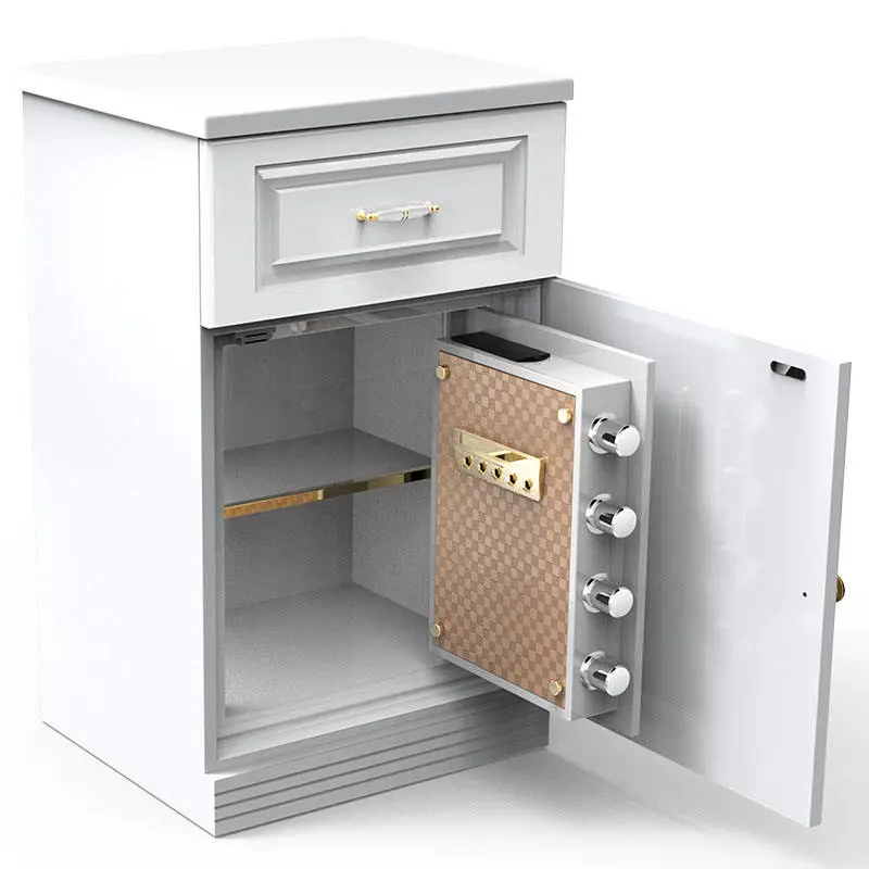 Hotel Home Steel Wifi Bedside Safe Storage Cabinet Smart Fingerprint Password Caja Fuertes Money Safe Box — image 7