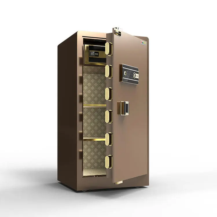 Large Biometric Fingerprint Safe Box Security Combination Cabinet for Money Documents Valuables — view 1