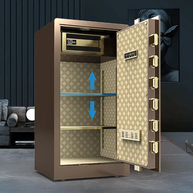 Large Biometric Fingerprint Safe Box Security Combination Cabinet for Money Documents Valuables — image 3