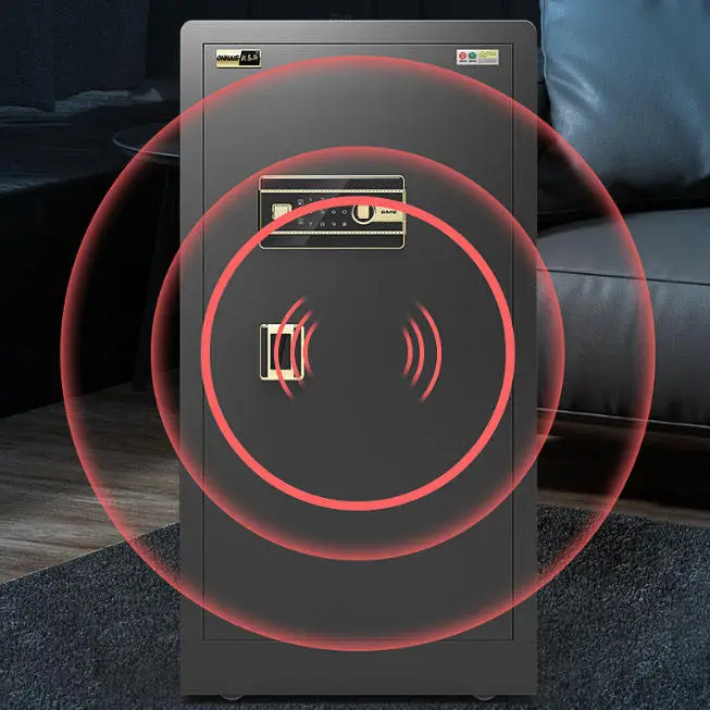 100/120/150Cm Home Office Large Fingerprint Password Steel Anti-Theft Wall Alarm Money Safe Deposit Box — image 4