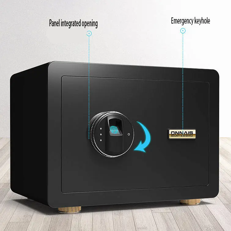Secure Smart Mini Safe Box Electronic Digital Fingerprint Home Metal Money Coffre Fort Portable Small Safe — image 3