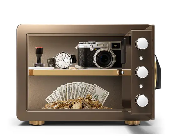 Secure Smart Mini Safe Box Electronic Digital Fingerprint Home Metal Money Coffre Fort Portable Small Safe — image 4