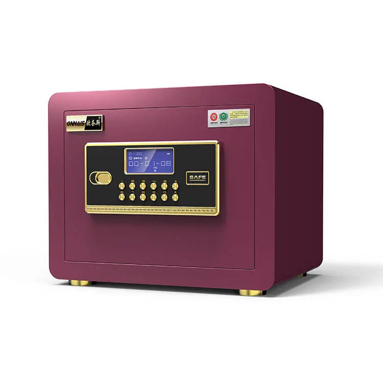 Safe Box Fingerprint Mini Hotel Home Safe Electronic Digital Caja Fuertes Password Deposit Money Safe — view 6