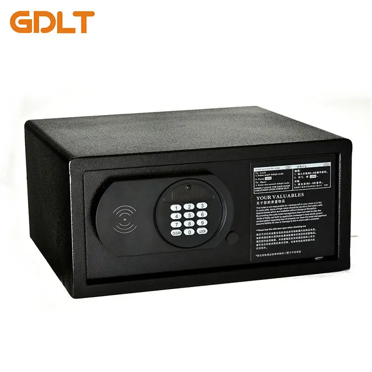 High Quality Hotel Safe Cash Jewelry Safe Box Metal Safe Security Laptop Size Digital Key Coffre Fort — image 3