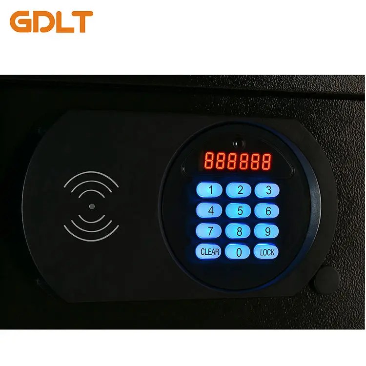 High Quality Hotel Safe Cash Jewelry Safe Box Metal Safe Security Laptop Size Digital Key Coffre Fort — image 5