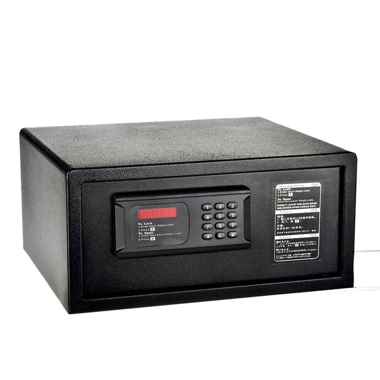 Electronic Code Security Safe Box Hotel Use Mini Digital Lock Iron Money Safe Small Size Cofre — view 1